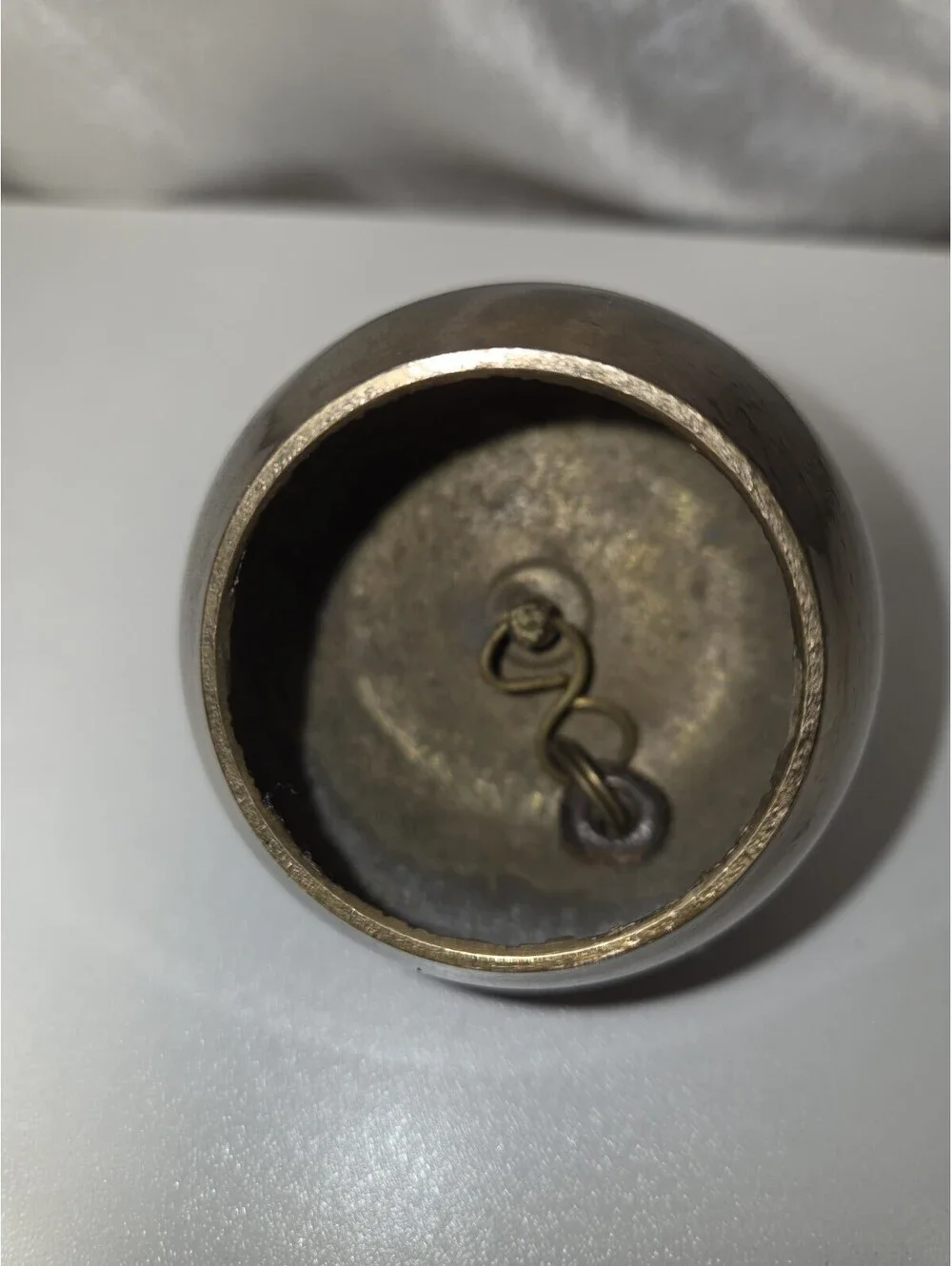 Vintage Solid Brass Apple Shaped Bell